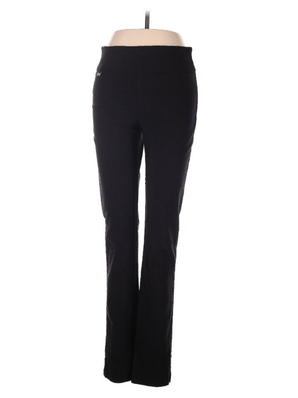 Joseph Ribkoff Black Fitted Straight Leg Pants‎ Slacks Trousers Size 8 Stretch